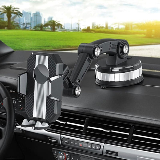 Car Mount with 360-Degree Rotation and Super Stable Suction Cup for Mobile Phones