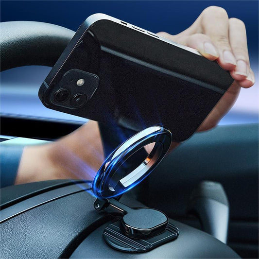Multi-Angle Rotatable and Foldable Car Magnetic Ring Phone Holder